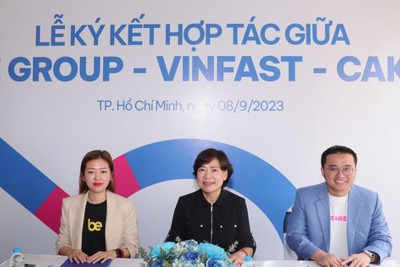 Be Group cùng VinFast, Cake by VPBank hỗ trợ tài xế chuyển đổi sang xe điện