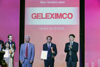 Tập đoàn GELEXIMCO giành “cú đúp” giải thưởng Thương hiệu mạnh Việt Nam 2022-2023