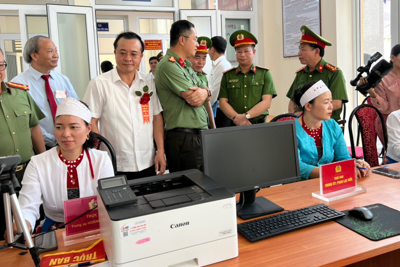 Chính thức đưa vào sử dụng trụ sở làm việc Công an xã Minh Quang