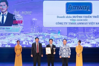 Amway Việt Nam lập cú đúp giải thưởng thương hiệu tiêu biểu  