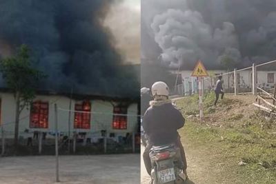 Sơn La: Nam sinh lớp 9 tử vong trong đám cháy nhà bán trú trường học