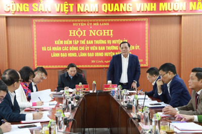 Huyện Mê Linh: Tập trung triển khai các nội dung dự án đường Vành đai 4