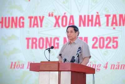 Thủ tướng Phạm Minh Chính: Cả nước cùng chung tay xóa nhà tạm, nhà dột nát 