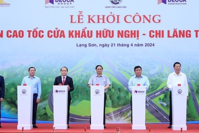 Thủ tướng phát lệnh khởi công tuyến cao tốc cửa khẩu Hữu Nghị - Chi Lăng