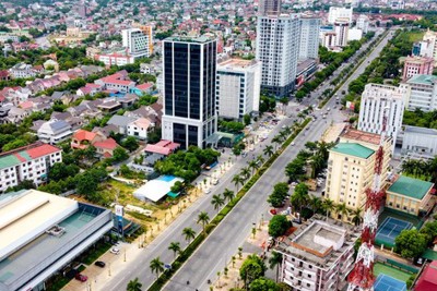 Thành phố Vinh mở rộng đạt tiêu chí đô thị loại I