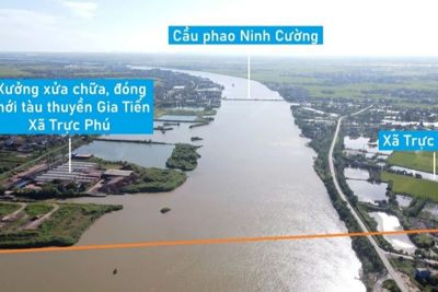 Nam Định sắp xây cầu vượt sông Ninh Cơ trị giá 580 tỷ đồng