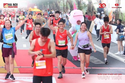 Marathon Quốc tế Hà Nội Techcombank được lựa chọn là sự kiện thể thao tiêu biểu