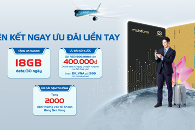 Liên kết ngay, ưu đãi liền tay cùng MobiFone và Vietnam Airlines