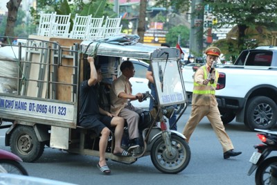 Hơn một tháng, xử phạt 1.309 xe ba bánh tự chế