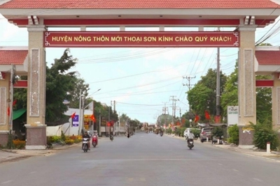 Huyện Thoại Sơn (An Giang) đạt chuẩn nông thôn mới nâng cao