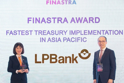 LPBank được vinh danh “Triển khai hệ thống Kondor Treasury nhanh nhất Châu Á - TBD”