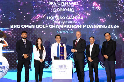 Họp báo Giải Golf Phát triển Châu Á-BRG Open Golf Championship Danang 2024