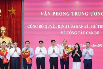 Công bố các quyết định bổ nhiệm chức vụ Trợ lý Tổng Bí thư