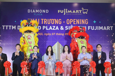 Khai trương TTTM Diamond Plaza - Điểm mua sắm lý tưởng của Thủ đô Hà Nội