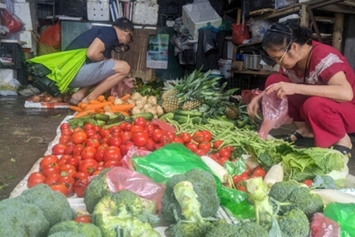 Các hộ kinh doanh tại chợ không đầu cơ, găm hàng, đẩy giá bán tăng cao