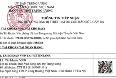 “Phông bạt” từ thiện mùa mưa lũ: xử lý nghiêm vi phạm