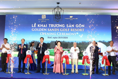 Khai trương tuyệt phẩm sân gôn tại cố đô Huế Golden Sands Golf Resort