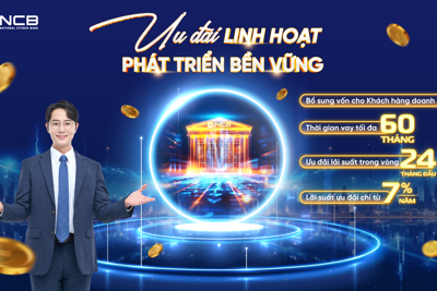 NCB tài trợ linh hoạt vốn trung hạn cho doanh nghiệp sản xuất, kinh doanh