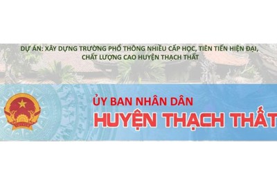 Huyện Thạch Thất sẽ có Trường phổ thông nhiều cấp học, chất lượng cao