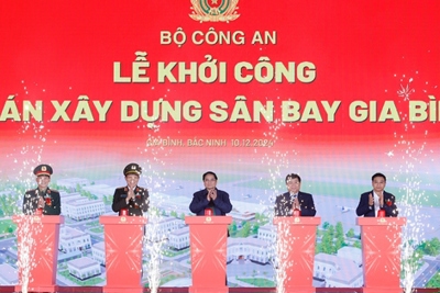 Thủ tướng Phạm Minh Chính dự lễ khởi công dự án xây sân bay Gia Bình