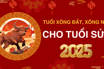 Chọn người xông nhà, xông đất 2025 cho chủ nhà tuổi Sửu