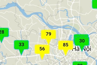 Chất lượng không khí ở Hà Nội được cải thiện đáng kể