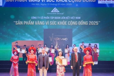 Vinalink Group được vinh danh “Sản phẩm vàng vì sức khỏe cộng đồng năm 2025"