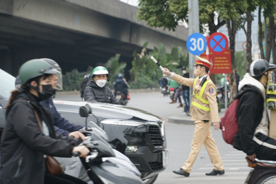 Hà Nội phân luồng giao thông ra vào nội đô theo 6 hướng dịp Tết