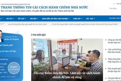 Hà Nội có thêm kênh lắng nghe đánh giá, góp ý về cải cách hành chính