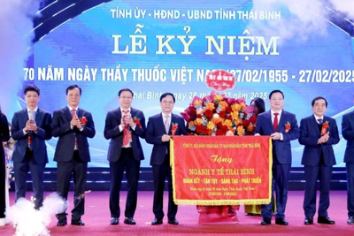 Thái Bình tổ chức lễ kỷ niệm 70 năm Ngày Thầy thuốc Việt Nam