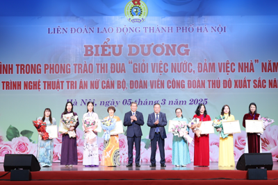 Hà Nội: biểu dương điển hình trong phong trào thi đua "Giỏi việc nước, đảm việc nhà"