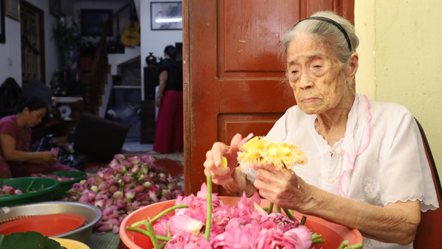 Giữ hương vị trà sen riêng có của Hà Nội