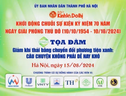 Sáng 15/8, diễn ra tọa đàm về "Giảm khí thải bằng chuyển đổi phương tiện xanh"