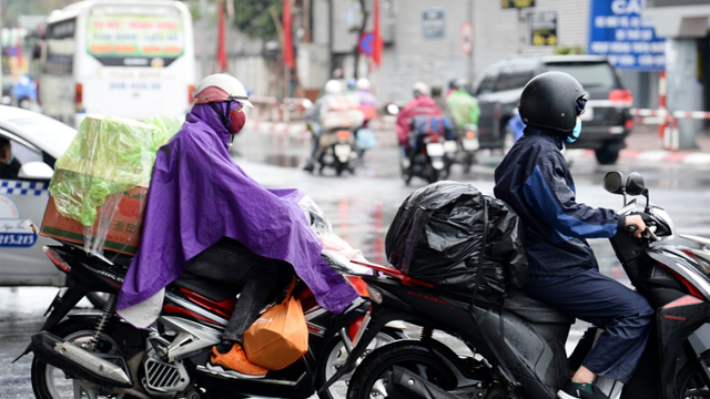 Các tỉnh miền Bắc mưa và rét đậm, Hà Nội thấp nhất 11 độ C
