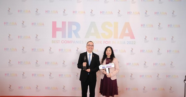BRG集團被評為2022年“亞洲最佳工作場所”