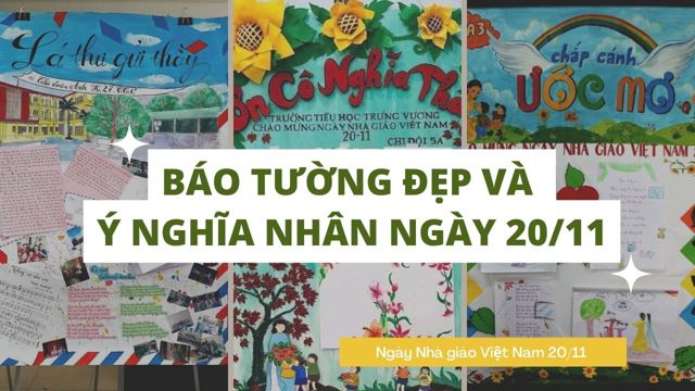 mẫu báo tường đẹp 20-11