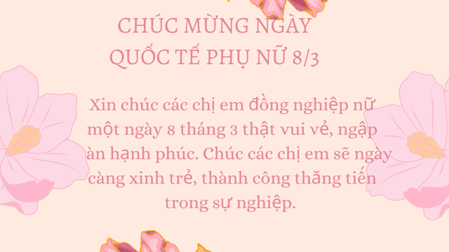 Lời chúc 8/3 ý nghĩa, độc đáo tặng sếp nữ, khách hàng, đối tác, đồng nghiệp