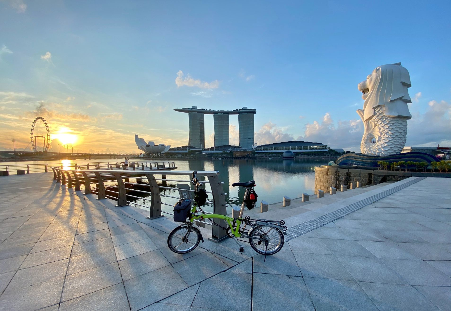 C&ocirc;ng vi&ecirc;n Merlion ở Singapore, Ảnh Getty.