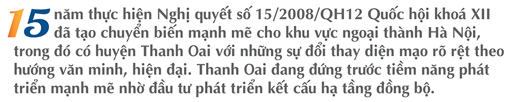 Thanh Oai “lột xác” nhờ cú hích hạ tầng - Ảnh 2