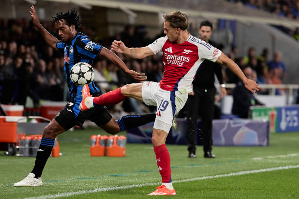 Arsenal để Atalanta cầm hoà ở vòng mở màn Champion League 2024-2025. Ảnh: Getty