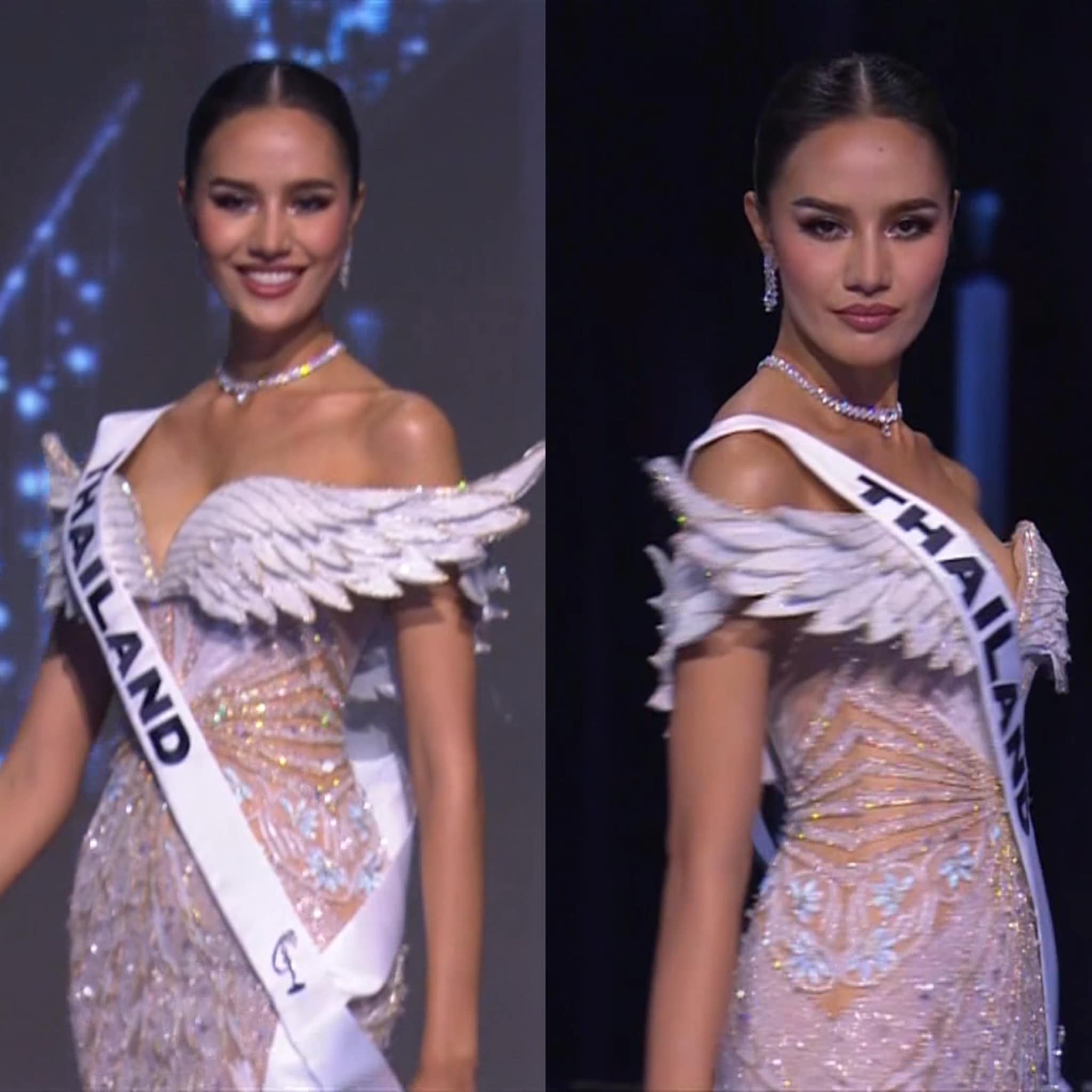 Nhan sắc của đại diện Thái Lan. Thái Lan đại diện châu Á duy nhất có mặt trong top 5 Miss Universe 2024