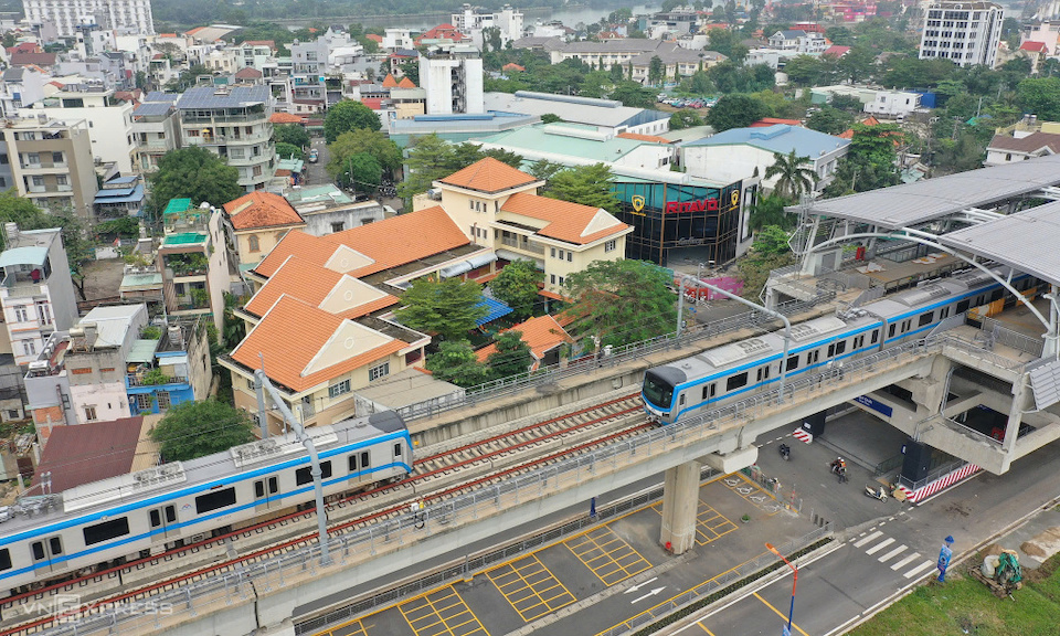 TP Hồ Chí Minh điều chỉnh lịch chạy metro số 1 trong dịp Tết Ất Tỵ 2025. Ảnh minh họa