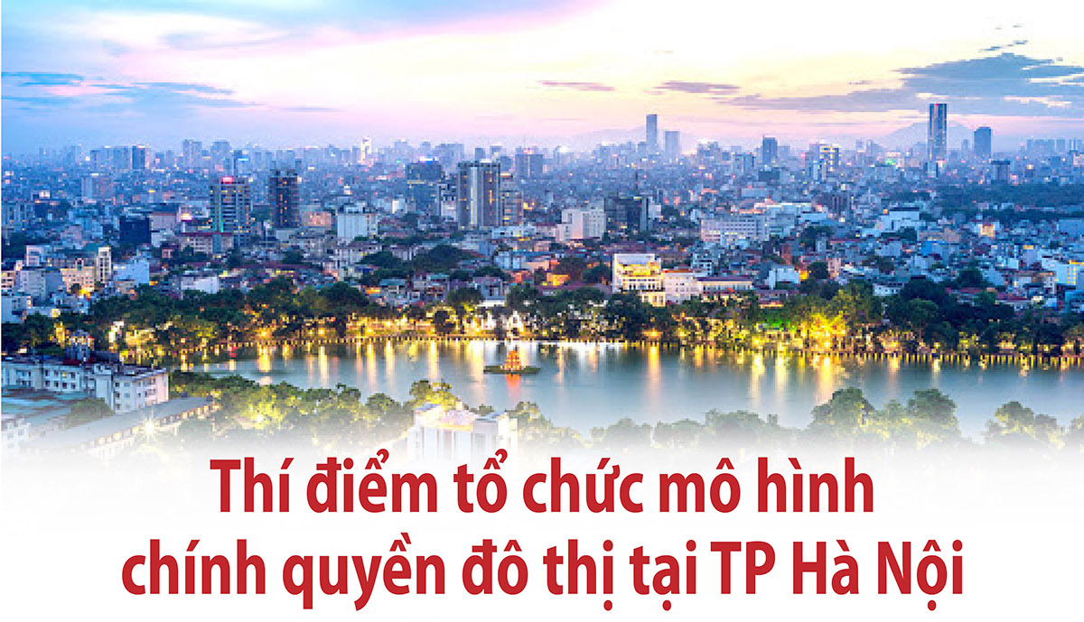 Chính quyền đô thị đang thí điểm tại Hà Nội có gì mới lạ