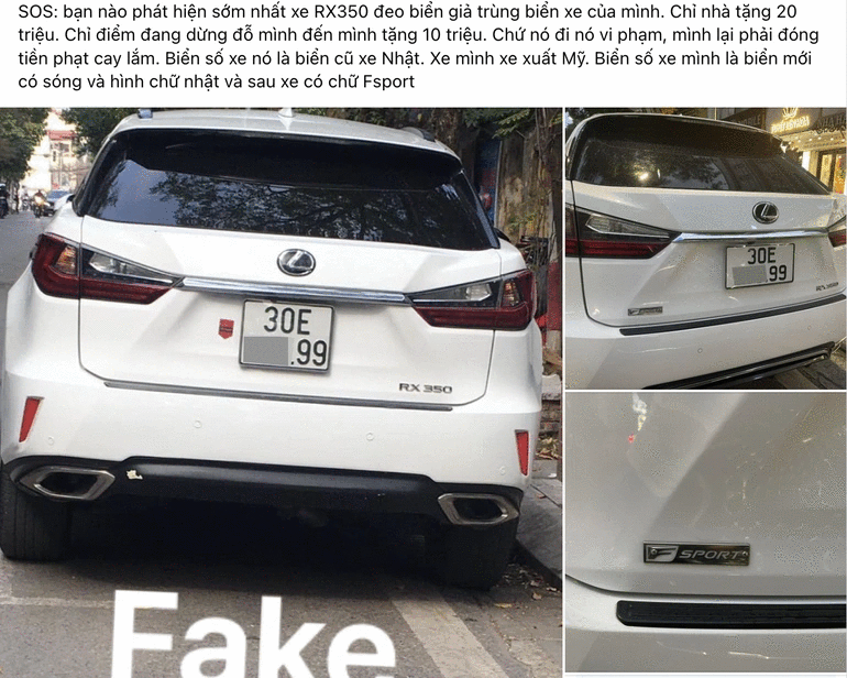 Chủ xe Lexus nhờ cộng đồng mạng khi bị phạt “oan” và sự thật ngỡ ngàng