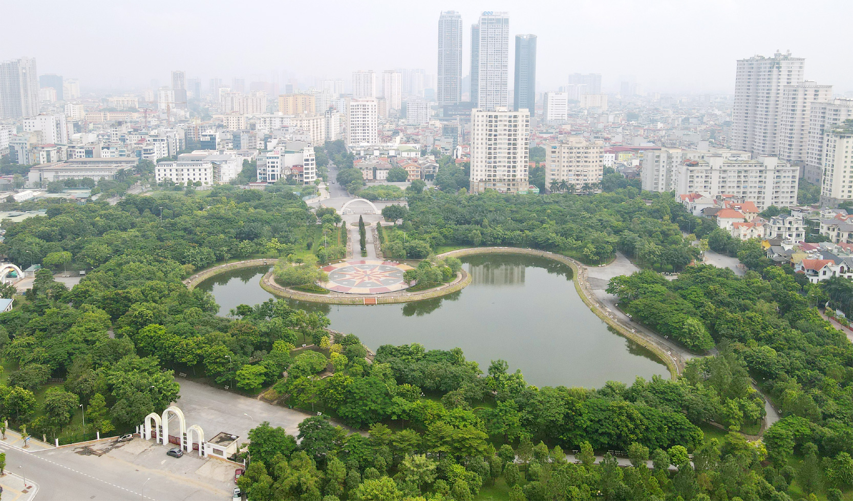 Công viên Cầu Giấy, Hà Nội. Ảnh: Công Hùng