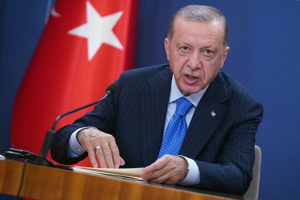 Tổng thống Thổ Nhĩ Kỳ Recep Tayyip Erdogan. Ảnh: Bloomberg