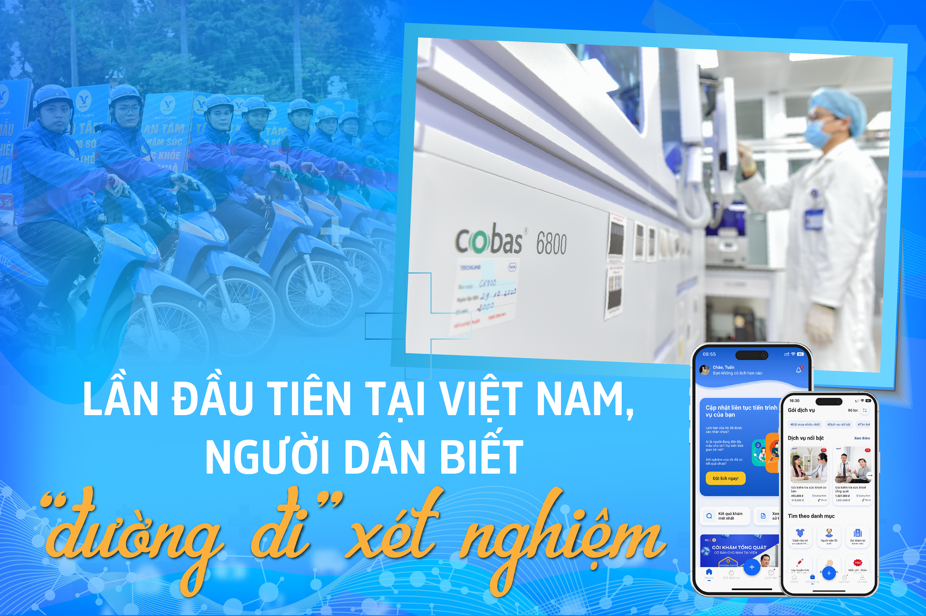 Lần đầu tiên tại Việt Nam, người dân biết “đường đi” xét nghiệm - Ảnh 1