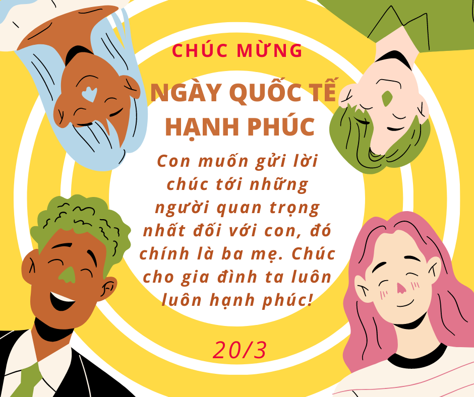 Lời chúc Ngày Quốc tế Hạnh phúc 20/3 hay tặng gia đình, người yêu, bạn bè - Ảnh 6