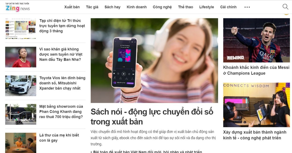 Tạp Chí điện Tử Tri Thức đổi Từ Zing News Thành Znews