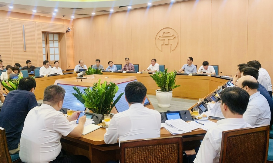 Phó Chủ tịch Thường trực UBND TP Hà Nội Lê Hồng Sơn chủ trì cuộc làm việc với các sở ngành, đơn vị để giải trình, bổ sung hoàn thiện Dự thảo Luật Thủ đô (sửa đổi)